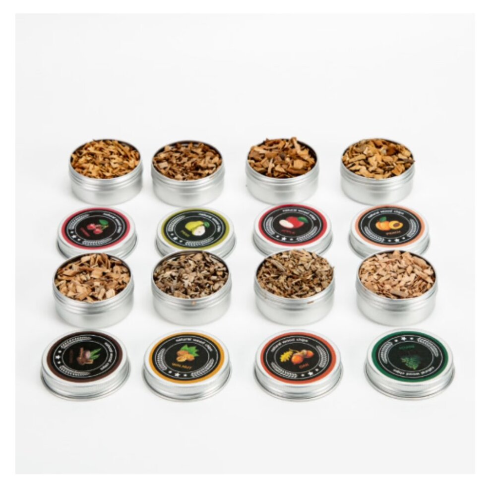 NEW Smoker's Wood Chips, 8 Natural Flavors of Wood Chips